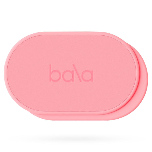 Bala Capsule Sliders for Working Out, Core Workout Sliders (Blush) - Floor Exercise Sliders & Fitness Gliders for Squats, Lunges, & Push-up Variations - Strength Slides for Yoga, Pilates, & Aerobics