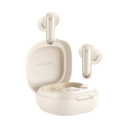 Soundcore P40i by Anker, Noise Cancelling Wireless Earbuds, Adaptive Noise Cancelling to Environments, Heavy Bass, 60H Playtime, 2-in-1 Case and Phone Stand, IPX5, Wireless Charging, Bluetooth 5.3