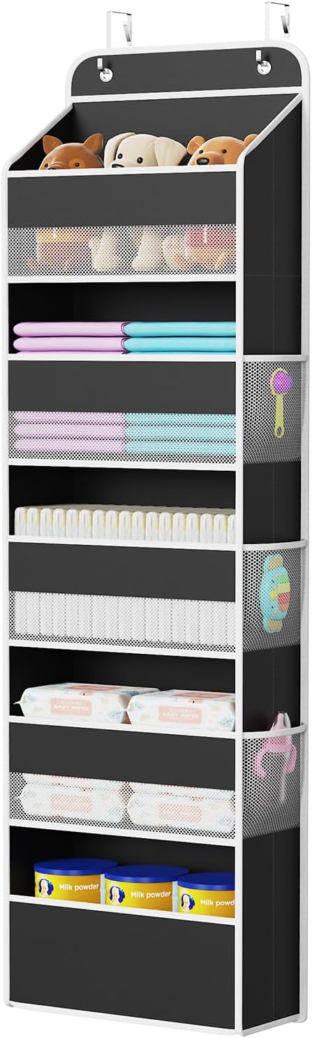 Univivi Hanging Storage Organizer Nursery Closet Cabinet Baby Storage