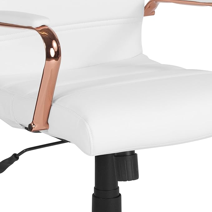 Flash Furniture Whitney Mid-Back Swivel LeatherSoft Desk Chair