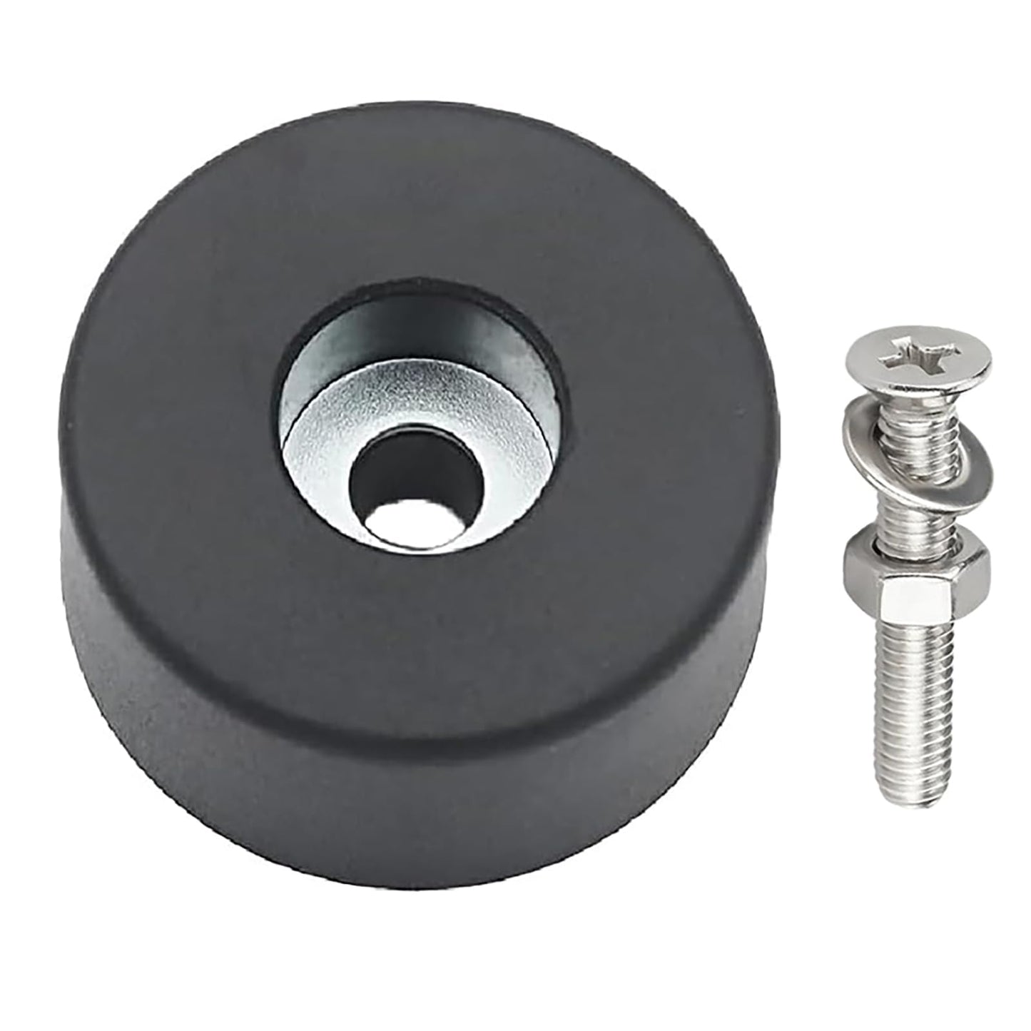 4 Pack 192310GS Anti Vibration Rubber Feet, Air Compressor Isolation Pads with Stainless Steel Nuts & Washers,for 094-0026, E106661, D091007, for Generators, Pressure Washers, Speaker Cabinets