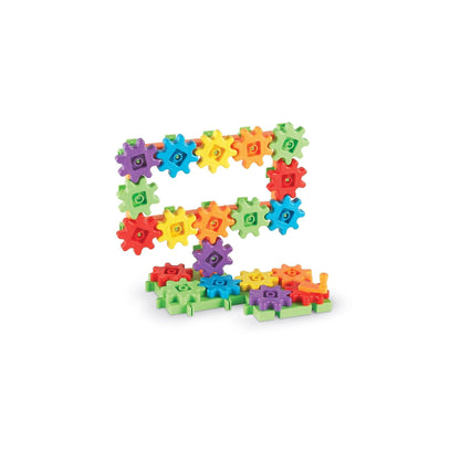 Learning Resources LER9148 LER9215 Gears Starter Building 60 piece set, Multicoloured