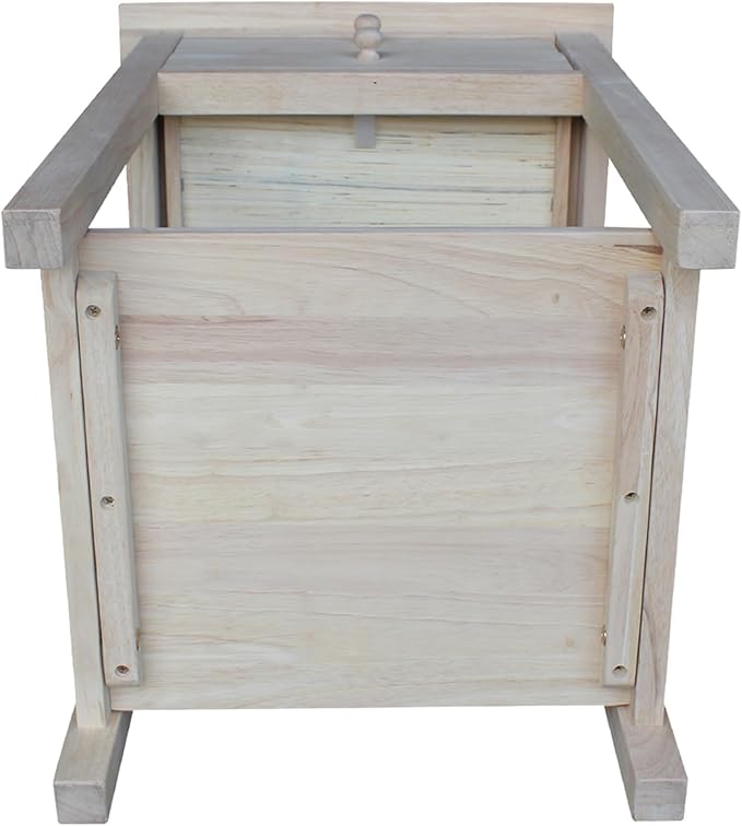 International Concepts, 25.6"H Rectangular Lamp/ End/ Side Table, 2 Drawers