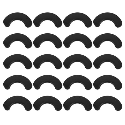 BESPORTBLE 20pcs Dumbbell Holder Pads Shockproof Protection Cushion Fitness Equipment Slip Workout Accessories for Home Gym Use