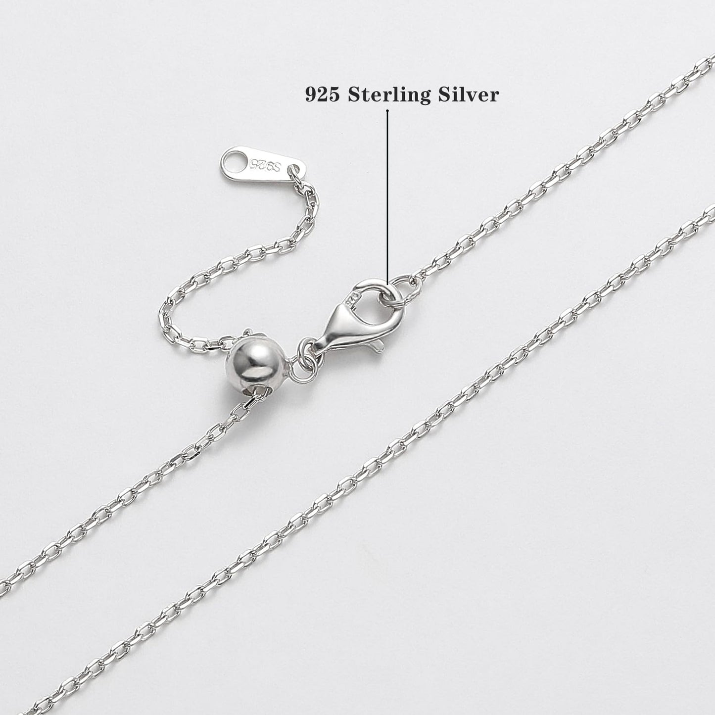 LOIPURI Pearl Necklace and Earring Set for Women - 925 Sterling Silver Pearl Jewelry Set Rhodium/Gold Plated Anniversary Birthday Gifts Packaged in Preserved Rose Box