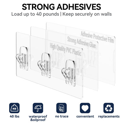 YASONIC Shower Caddy, 100% Rustproof Shower Shelves for Inside Shower, No Drilling Bathroom Organizers and Storage, 6 Pack Large Capacity Bathroom Shelves for Kitchen & Home Decor