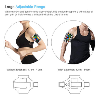 Pixel 10 9 Pro XL Armband, JEMACHE Gym Running Workouts Phone Arm Band for Google Pixel 10/9 Pro XL, 8/7/6 Pro with Earbuds Holder (Grey)
