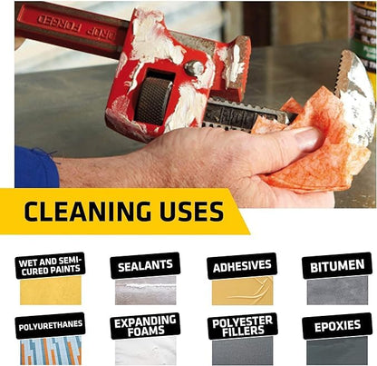 2 x Everbuild Multi-Use Wonder Wipes Trade Tub Cleans just About Anything from Hands