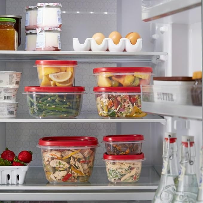 Rubbermaid Easy Find Lids Food Storage Container, 14 Cup