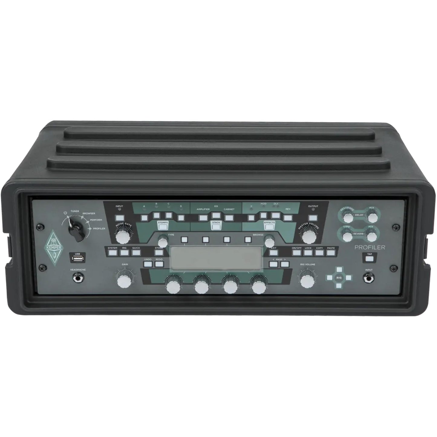 SKB Shallow Rack 3U - Roto-Molded for Durability & Impact Resistance, Waterproof & Stackable Design, with Twist Latches & Rubber Feet - Ideal for Secure Equipment Storage & Transport, Black
