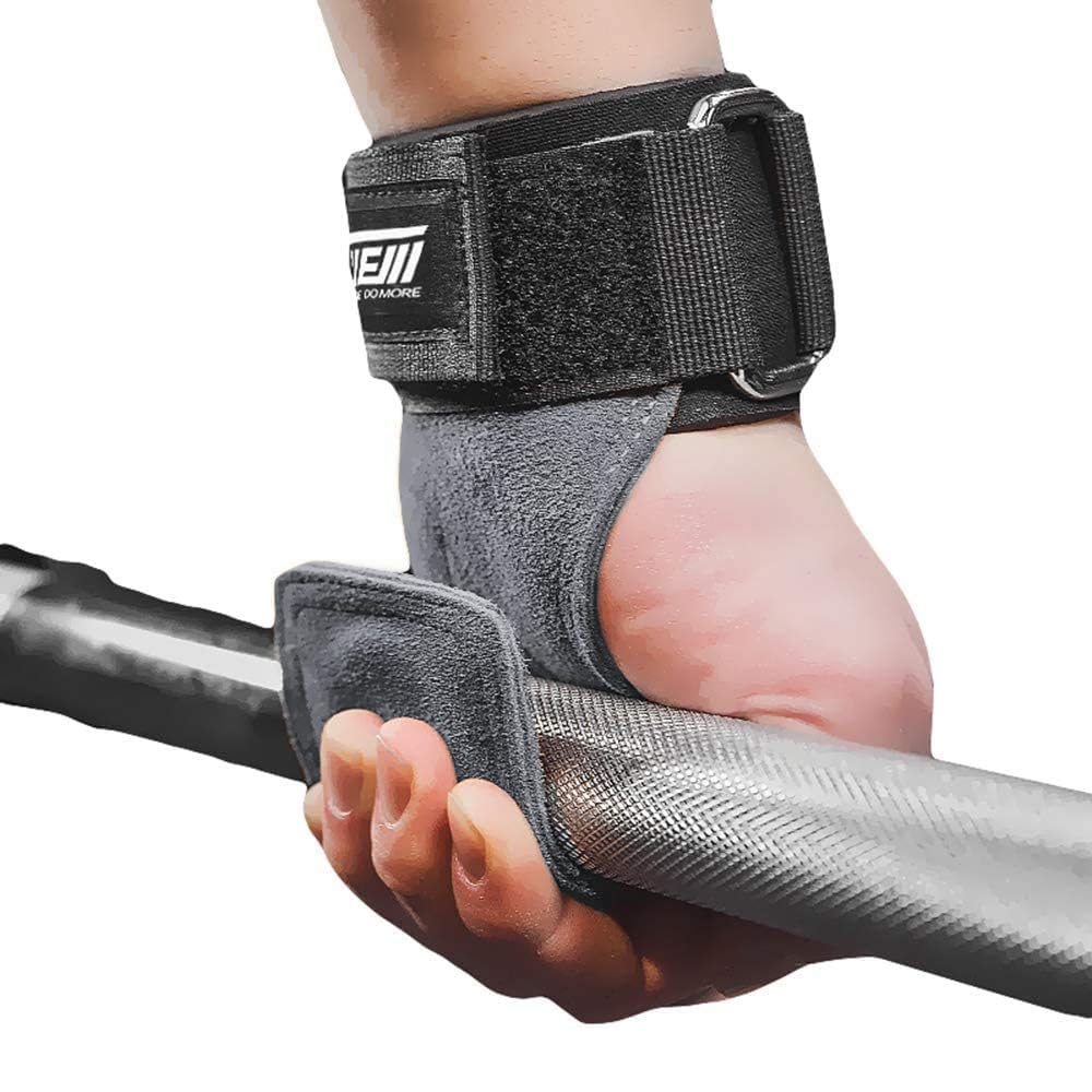 Wrist Straps for Weightlifting for Maximum Grip Support - Lifting Deadlift Strap & Weight Lifting Grips Gloves for Working Out Pull Up Deadlifting & Shrugs