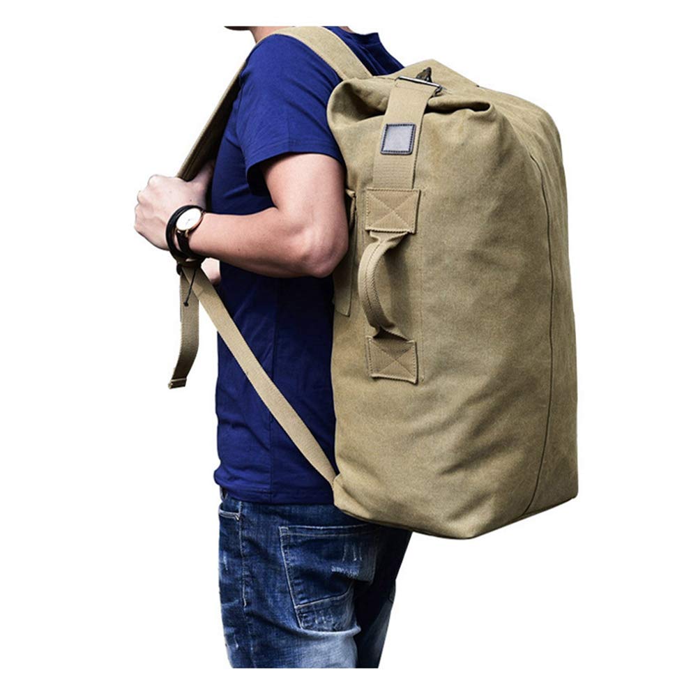 OAREA Large Capacity Travel Climbing Bag Tactical Military Backpack Women Army Bags Canvas Bucket Shoulder Bag Sports Bag