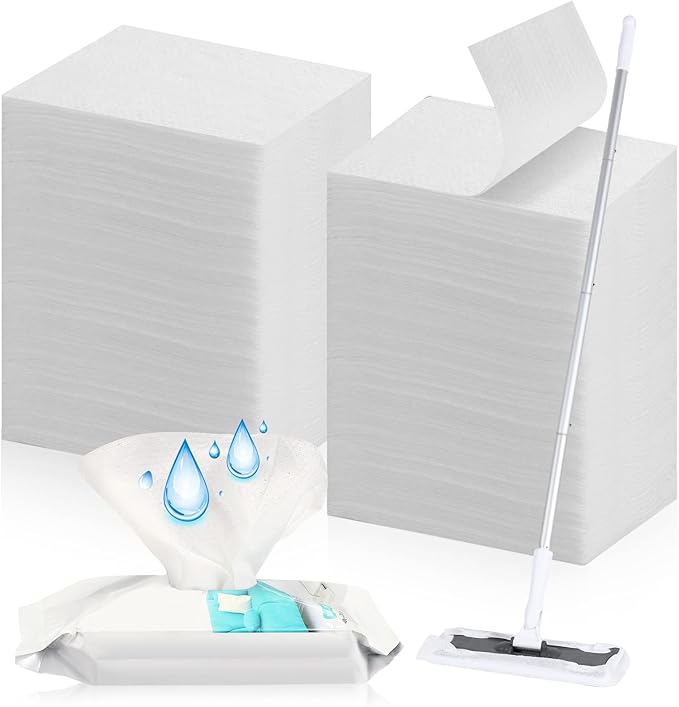 Wet Mop Pads Refills for Floor Cleaning Sweeper Wet Refills Disposable Moist