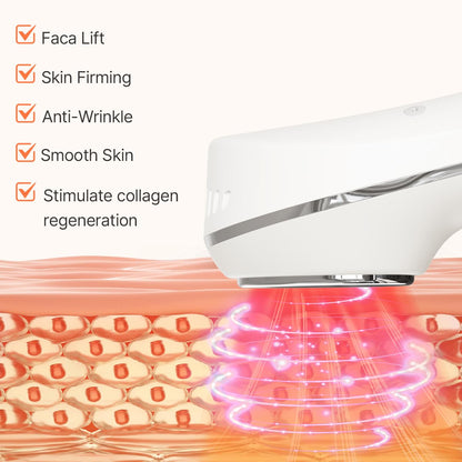 TOUCHBeauty Hot & Cold Facial Massager - Handheld Vibration Skin Rejuvenating Relaxation Device for Smoother Tighter Face, Skincare Warming & Cooling Beauty Tool for Women