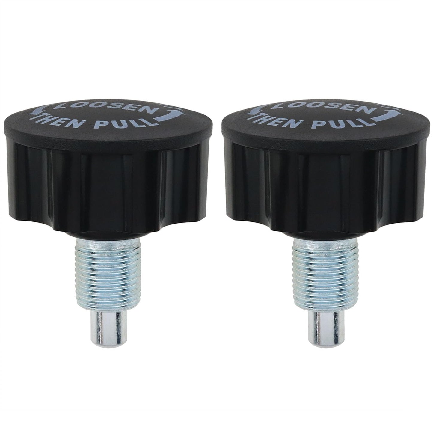 AYLIFU M18 Pop Pull Pin Knob Adjustment Fitness Pop Pull Pin Knob for Fitness Equipment Bicycle Equipment Black 2PCS
