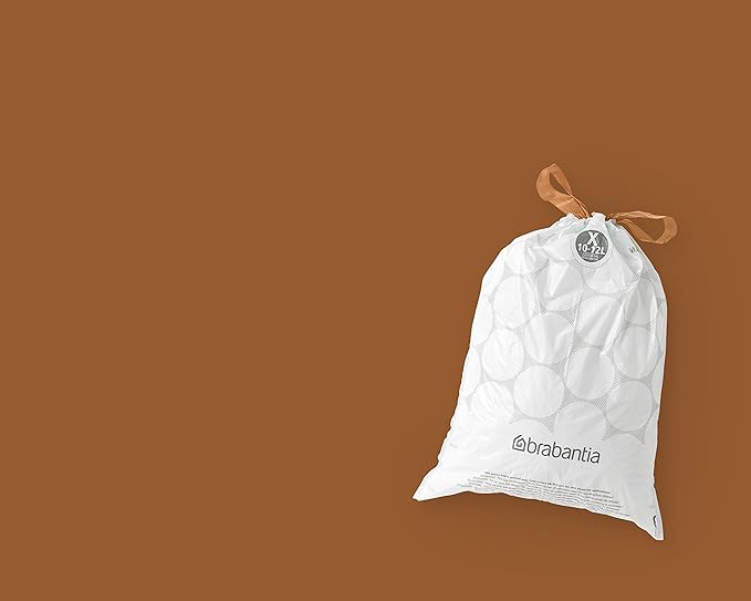 Brabantia PerfectFit Trash Bags Thick Plastic Trash Can Liners