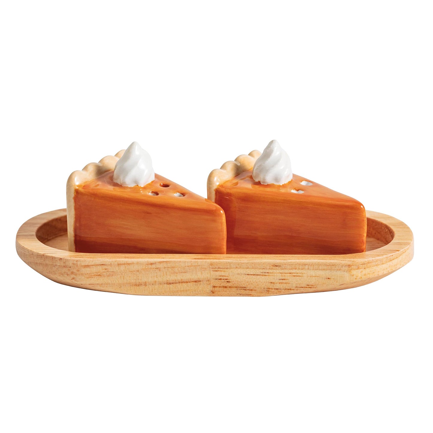 Mud Pie Thanksgiving Pie Salt & Pepper Set