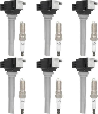 ECCPP 3 ignition coils with 3 iridium Spark Plugs,UF808,coils packs,for Smart Fortwo 2016-2017 0.9L‎224332428R,UF-808