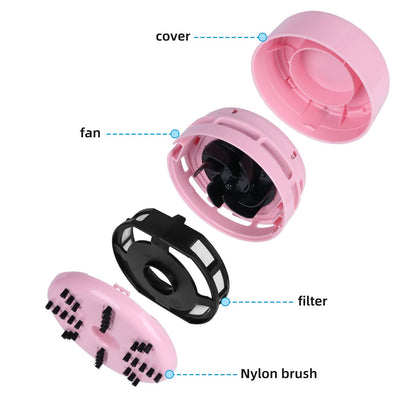 tenwin Mini Vacuum Cleaner, Portable Desktop Vacuum Cordless, Handheld Dust Sweeper Battery Operated, Low Noise and Strong Suction for Home/Office/School/Car/Keyboard(Battery not Include)