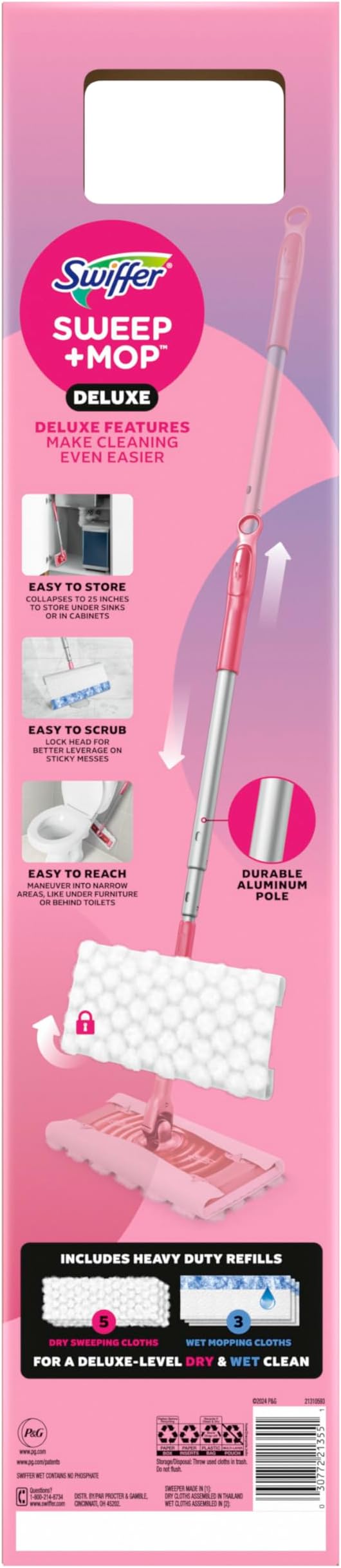 Swiffer Sweep and Mop Deluxe, Limited Edition Pink Wicked: