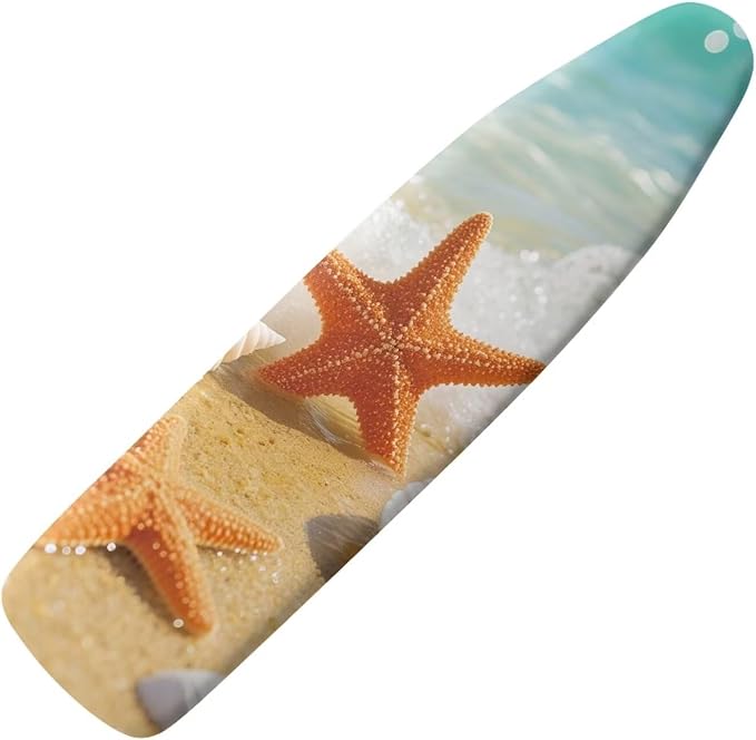 Standard Size 15x54 Inch Ironing Board Cover Starfish Beach Print Iron Cover