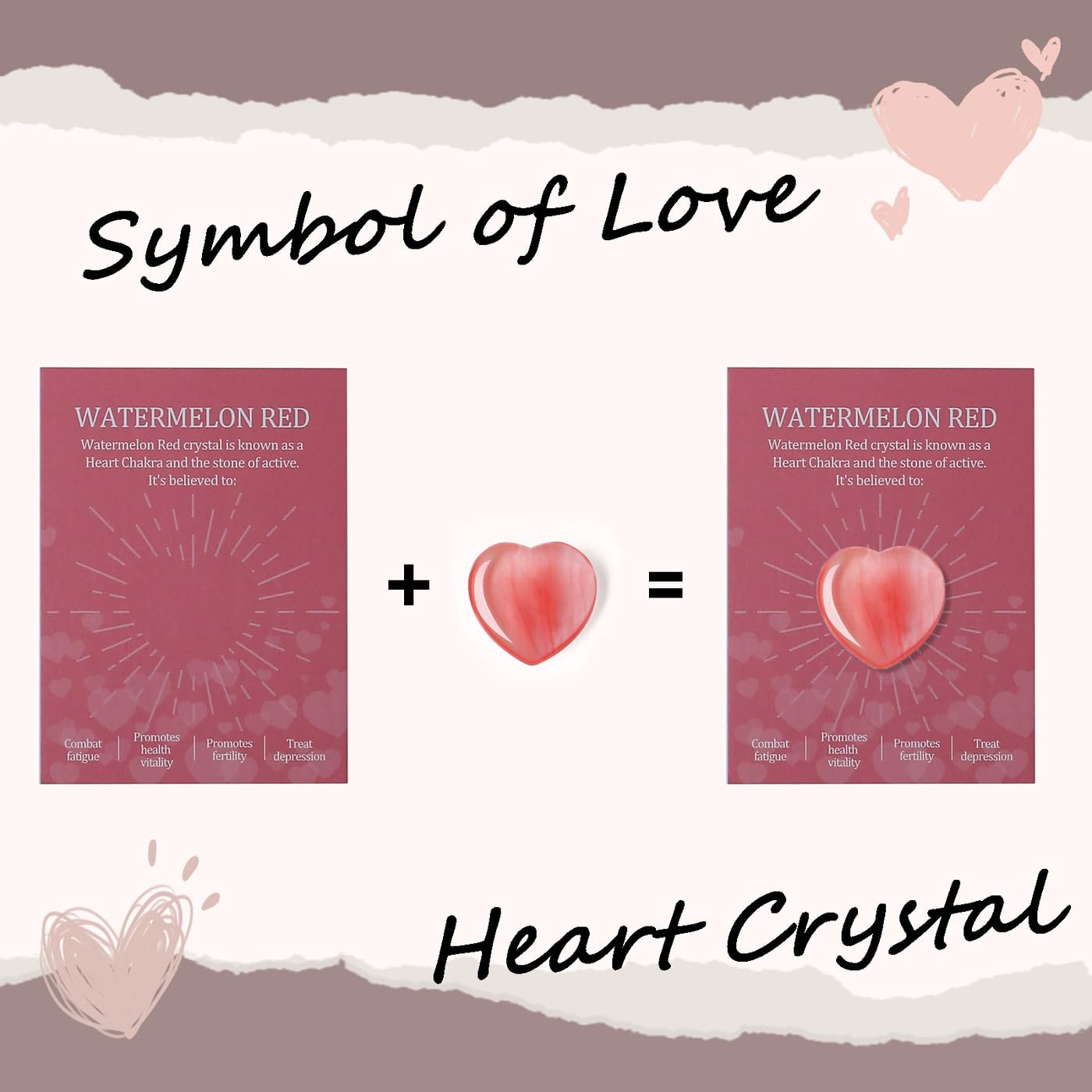 DUQGUHO 1 Inch Hearts Crystals and Healing Stones Reiki Gems Healing Crystals Amethyst Crystal Hearts Set Rose Quartz Heart Shaped Crystals Bulk Polished Gemstones Spiritual Gifts for Women 12 PCS