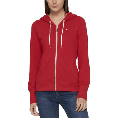 Tommy Hilfiger Flag Zip Hoodie Scarlet 2XL (US 20-22)