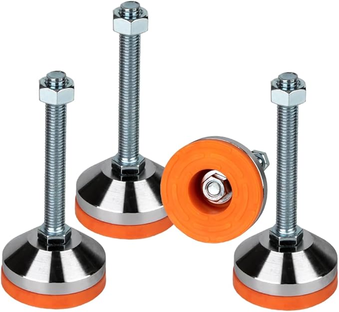 Heavy Duty Leveling feet, Leg Leveler 2.36" Dia Base, Adjustable Leveling feet