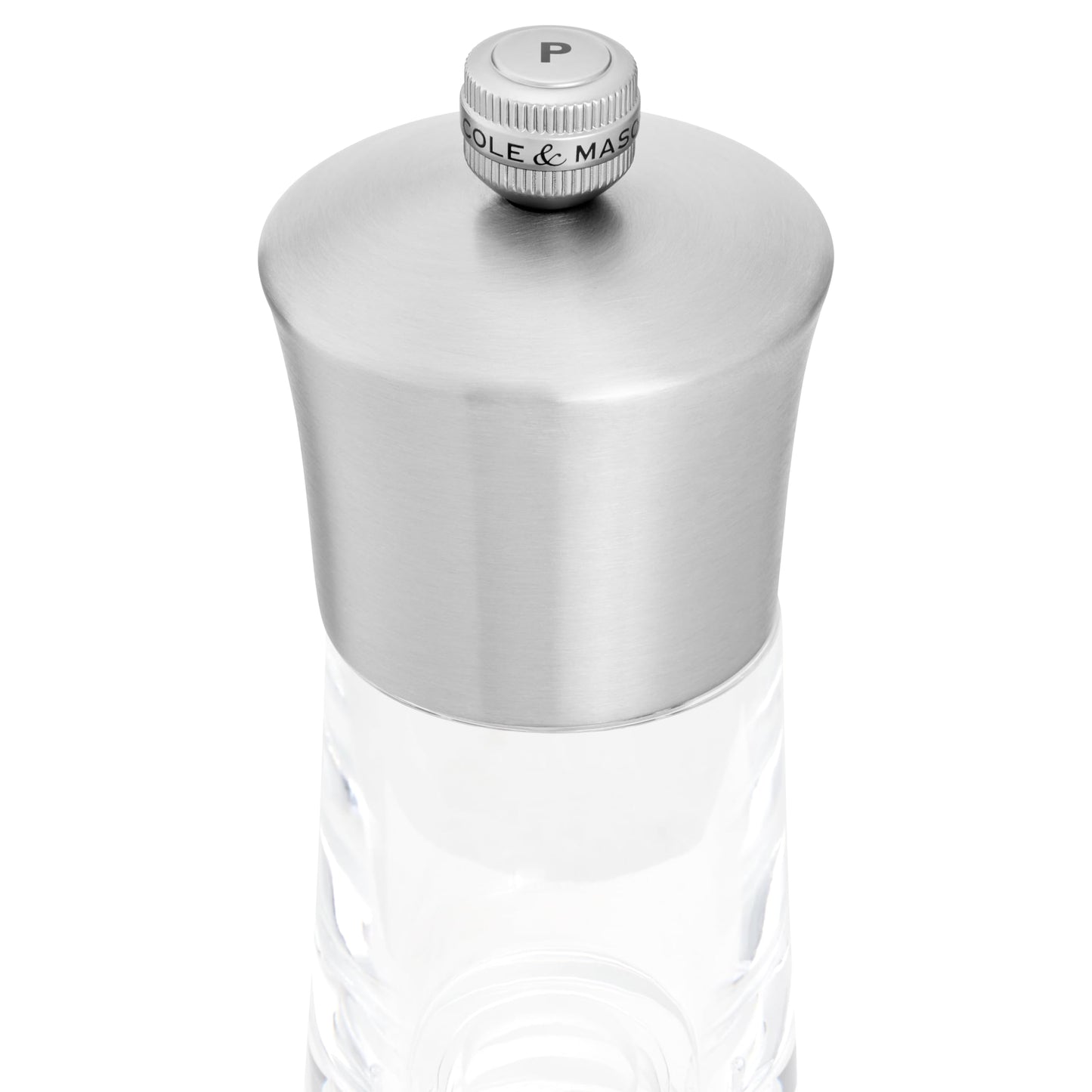 Cole & Mason Bromley Pepper Mill, 6" - Pepper Grinder with Ultra-Sharp Grinding Mechanism - Flavor-Enhancing Pepper Shaker - Refillable Mill with Adjustable Grinding - Acrylic, Pepper Mill