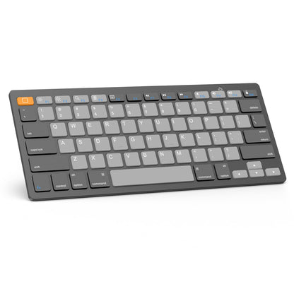 OMOTON Bluetooth Keyboard Compatible with iPad 10th Generation, iPad 10.2 (9th/8th/7th), iPad Pro 13/12.9/11 inch, iPad Air/Mini and More iOS Devices, White