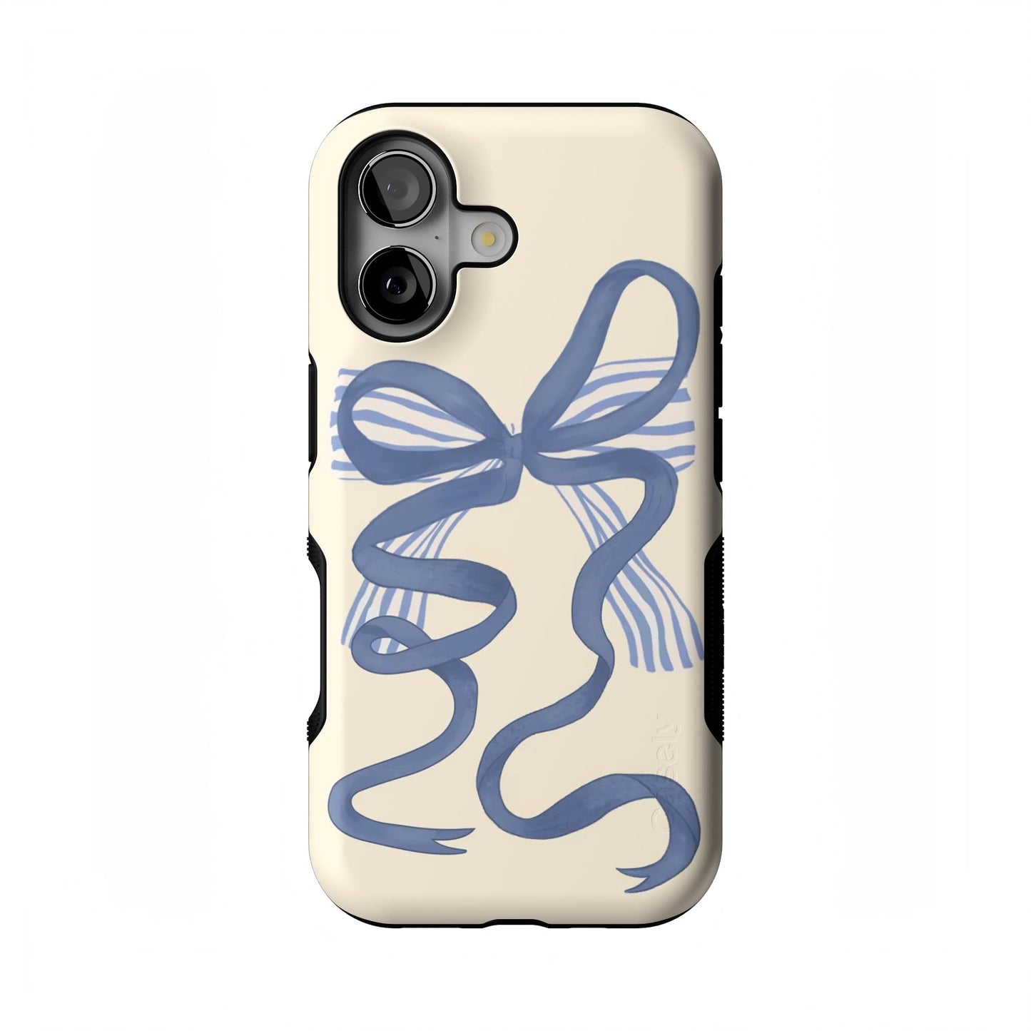 Casely iPhone 17 Case | Blue Stripes | Sunday Best | Compatible with MagSafe | Bold Protective Design