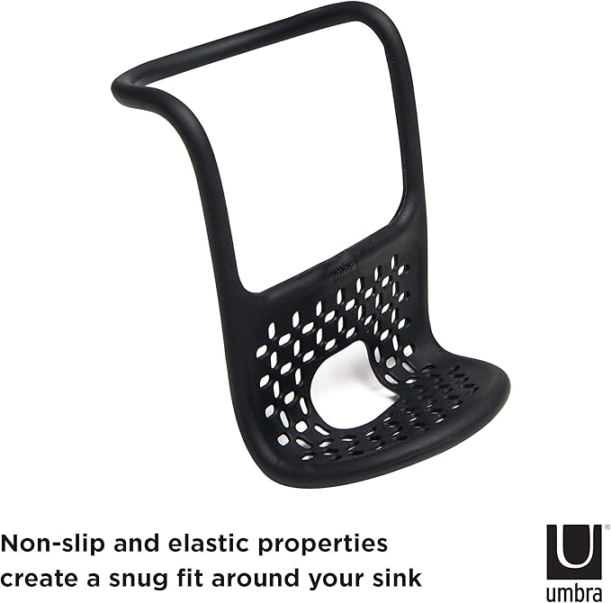 Umbra Sling Sponge Holder for Kitchen Sink – No Suction Cups, Flexible Caddy