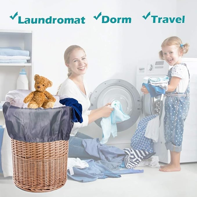 Heavy Duty Laundry Bag 2 Pack XL Nylon Laundry Bags