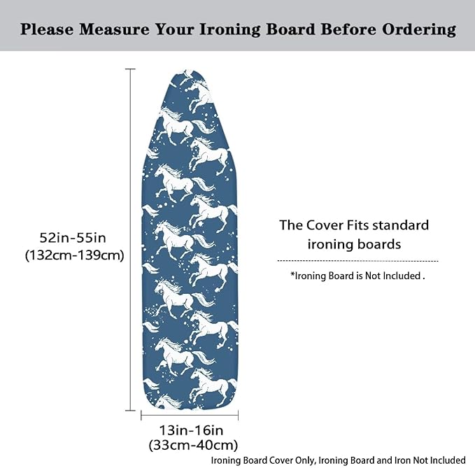 Horse Standard Ironing Board Cover Iron Pad Covers