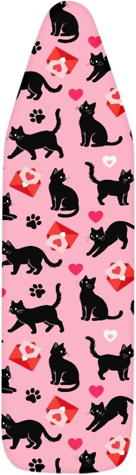 Cat Ironing Board Cover Scorch Resistant Padding Elastic Edge Heavy Duty Iron