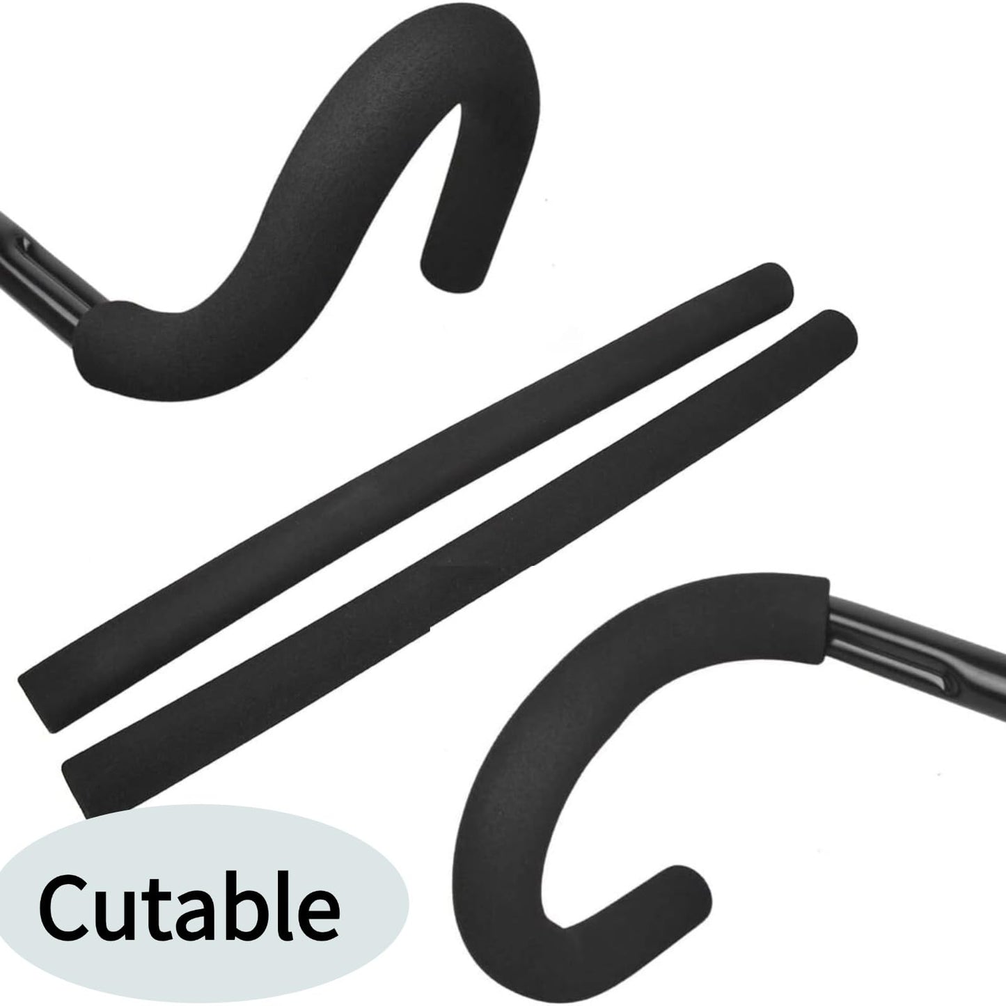 Zjyufy Foam Bike Handlebar Grips Cover Bicycle Tube Sponge Soft Grips Foam Tubing Cover for Mountain Road Bike, Inner Dia 22mm