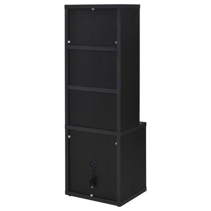 Coaster Home Furnishings Westpark 3-Piece Wall Unit Bookcase Set with USB Black 802703-S3