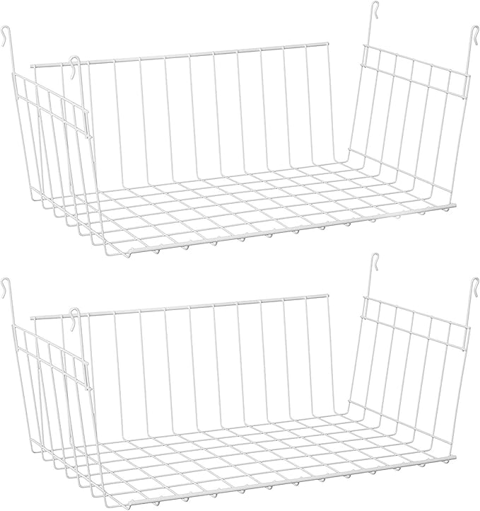 ClosetMaid 17 Inch Wide Hanging Basket Wire Shelving Accessory