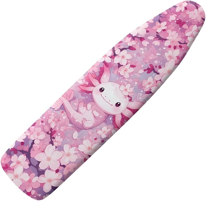 Axolotl Cherry Blossom Iron Board Cover and Pad Standard Size Ventilate Extra