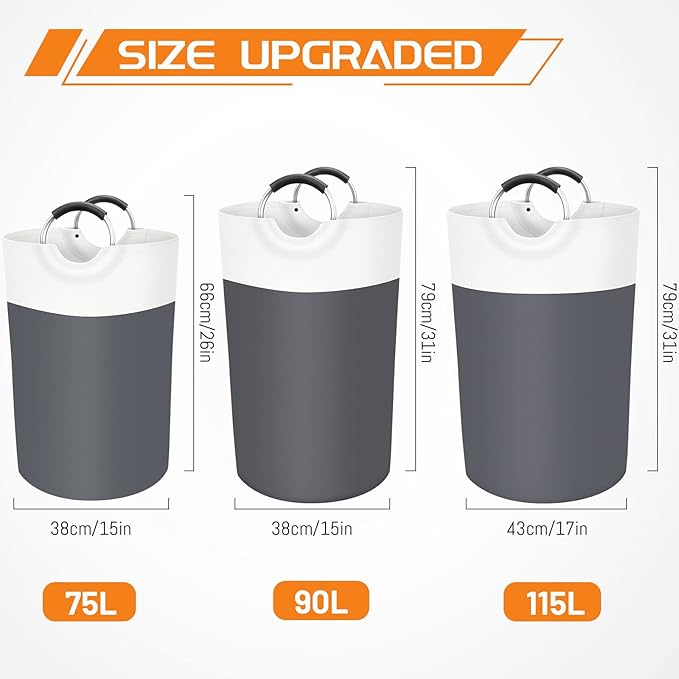 BlissTotes Laundry Basket, Laundry Hamper, Collapsible Laundry Baskets