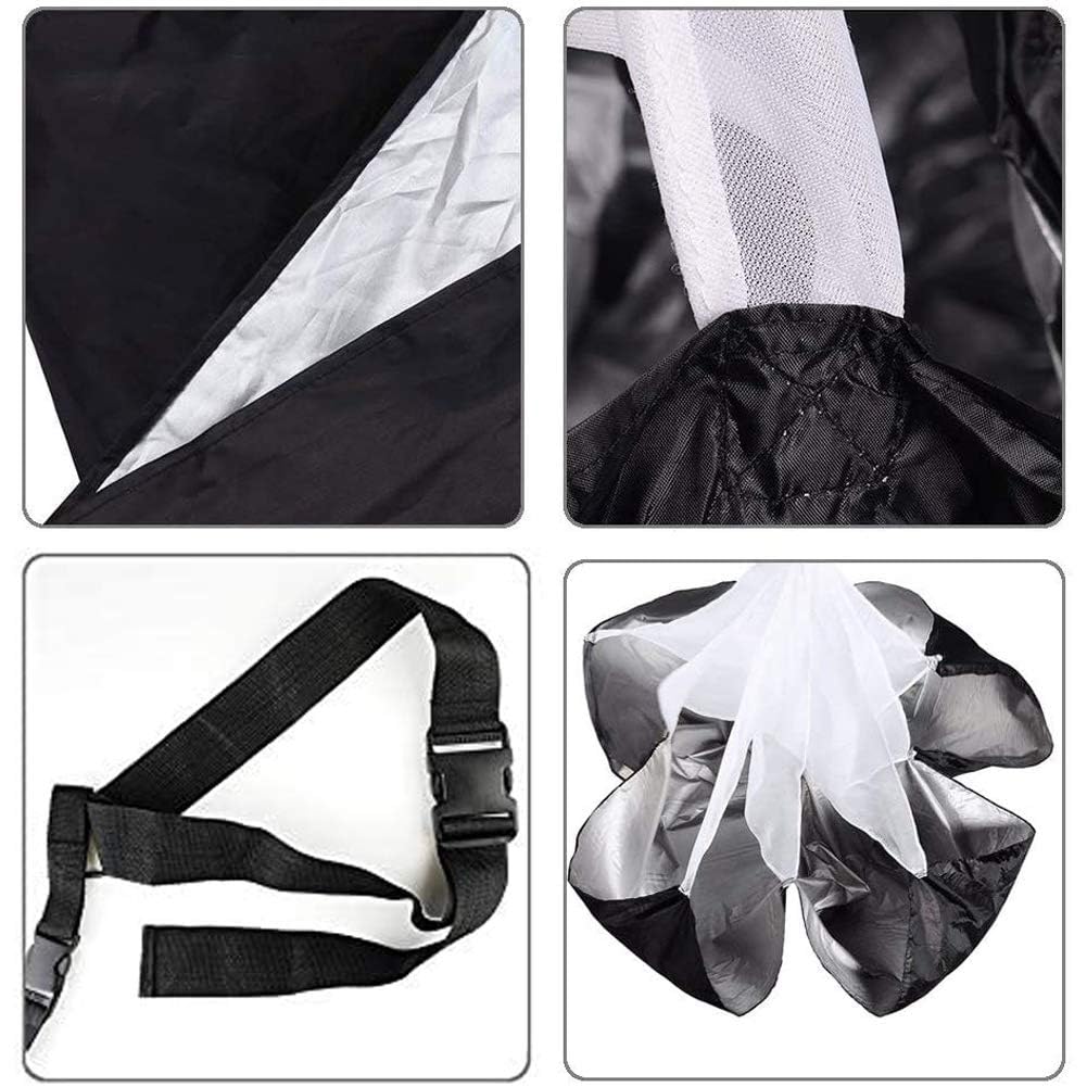 Cledaepho 56inch Running Speed Training Speed Chute Resistance Parachute
