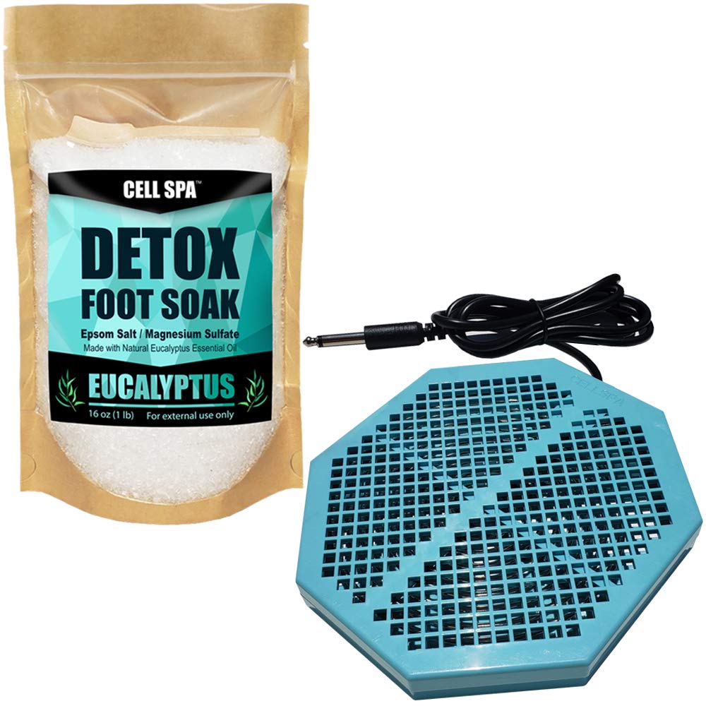CS-900 Twice Powerful 6.5" x 5.5" Ion Detox Foot Bath Arrays Flat Dual Coil Stainless Steel Aqua Ionic Cleanse Array Compatible with Most 1/4" Plug Type Detox Machines