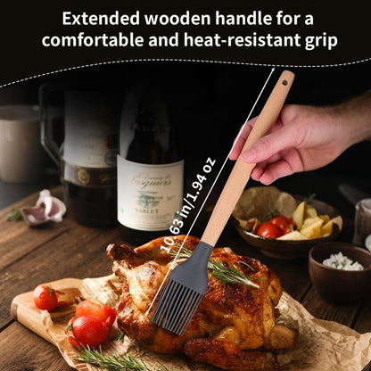 Grilling Accessories, BBQ Grill Tools Set with Spatula, Tongs, Brush & Bottle Opener, Stainless Steel Outdoor Barbecue Kit, Funny Grilling Gifts for Men