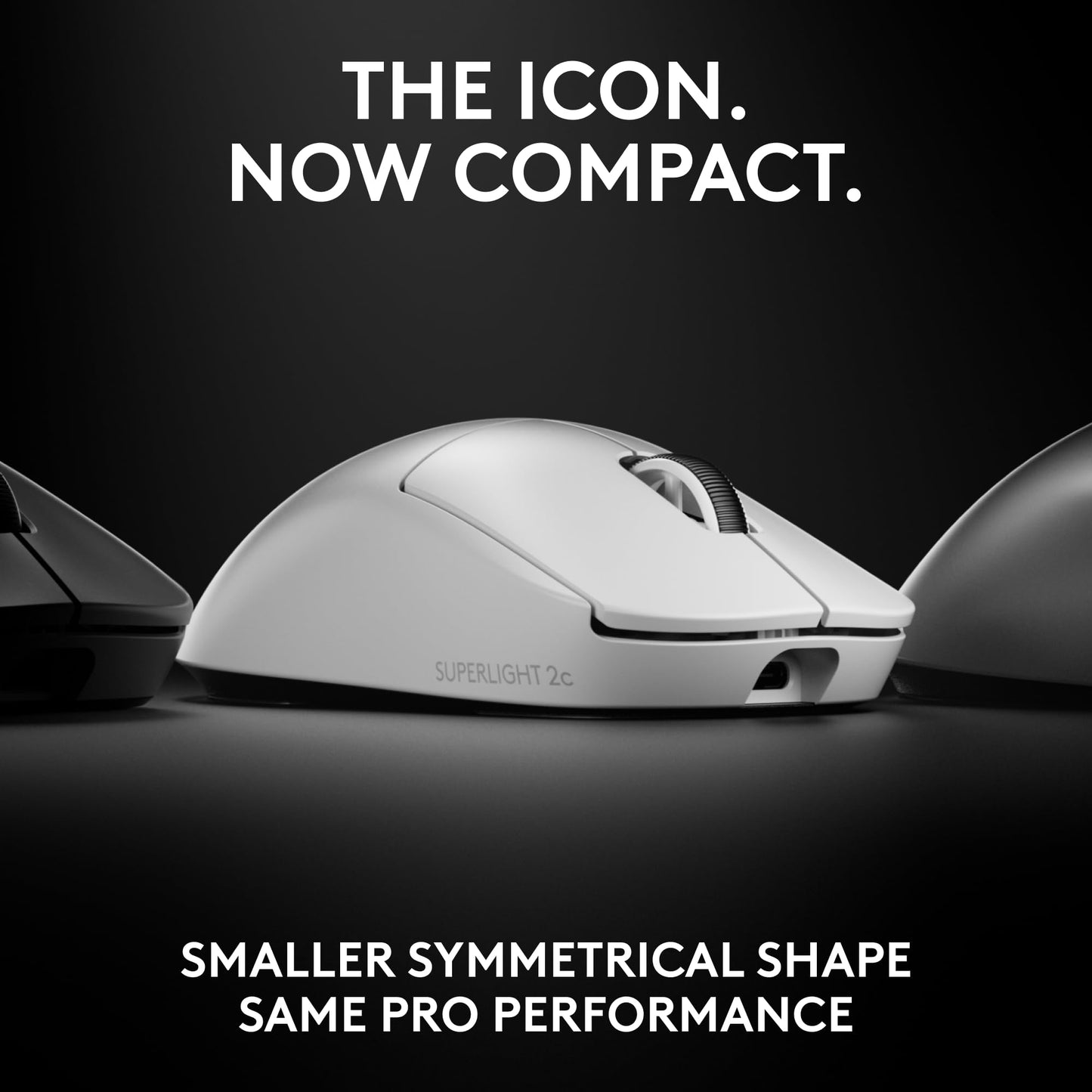 Logitech G PRO X SUPERLIGHT 2 Wireless Gaming Mouse, 60g Pro-Grade with 5 Programmable Buttons, 44k DPI Sensor, 8kHz Report Rate, USB-C Charging for PC/Mac - Black