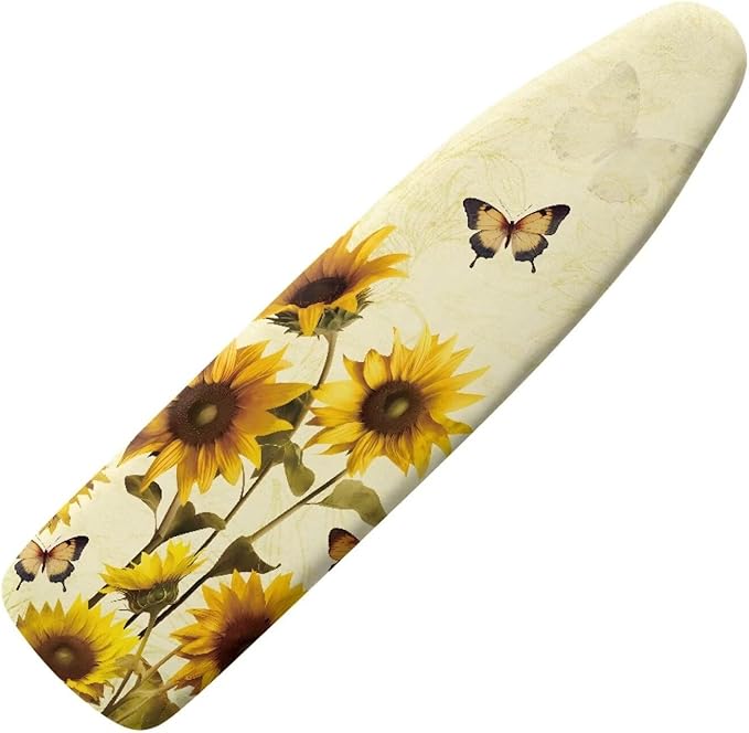 Sunflower Butterfly Ironing Board Cover Standard Size 15"x54" Iron Cover