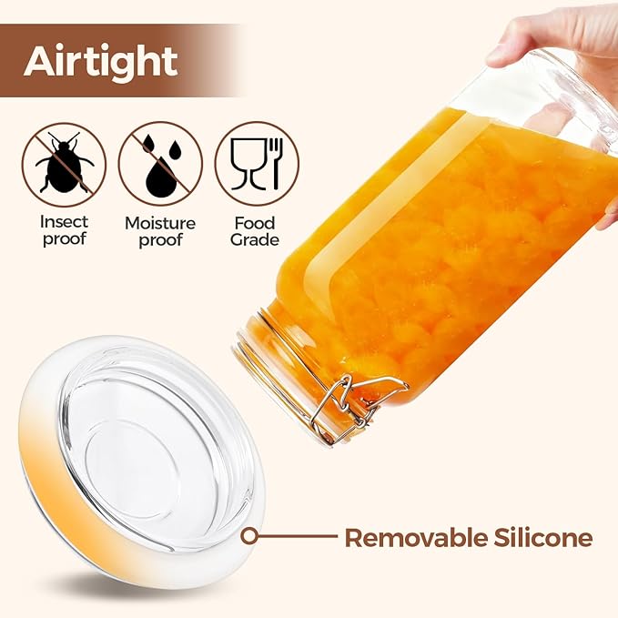 ComSaf Airtight Glass Jars