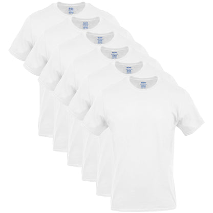 Gildan Men's Crew T-Shirts, Multipack, Style G1100, White (6-Pack), 2X-Large