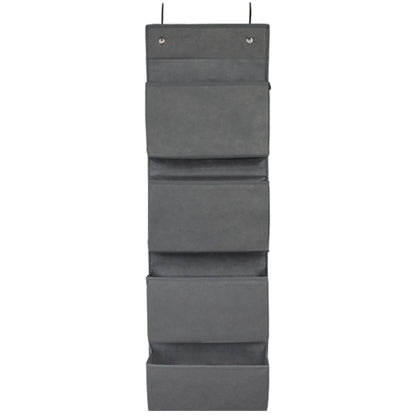 Joyful Moose Over the Door Hanging Organizer Closet Storage Bins Grey