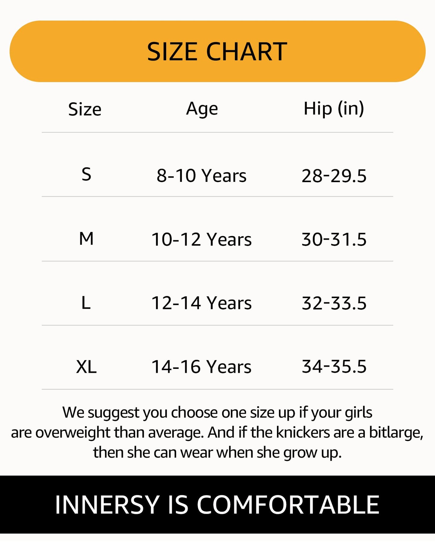 INNERSY Period Pants for Teenage Girls Cotton Menstrual Underwear Leakproof Knickers Pack of 3 (12-14 Years, Colourful Black)