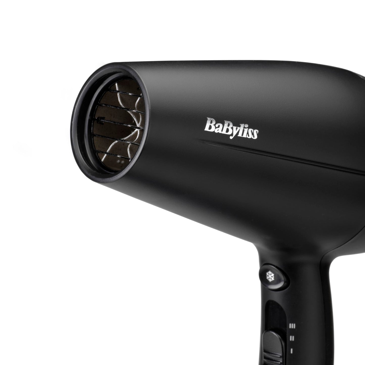 BaByliss Turbo Smooth Hair Dryer - 2200W Powerful Blow Dryer, Large Diffuser, Ionic Frizz-Free Conditioning, 3 Heat & 2 Speed Settings, Black, 5572U